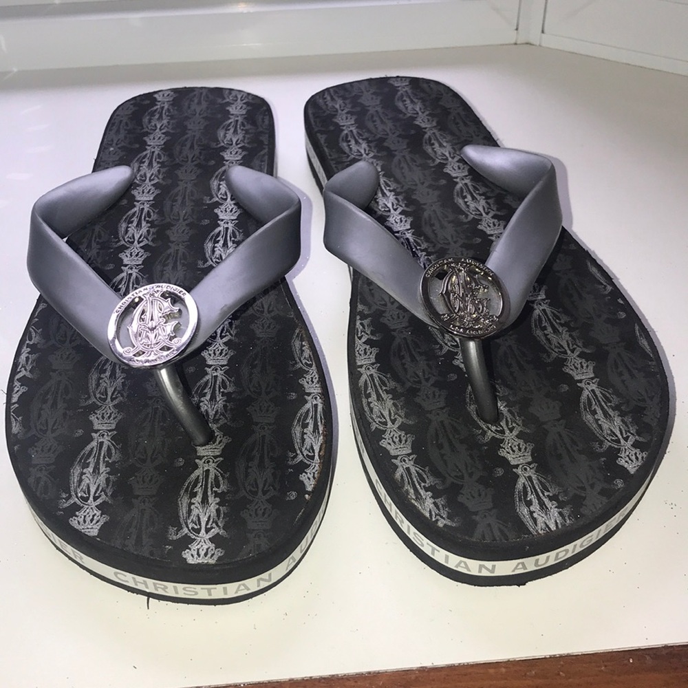 Christian Audigier flip flops